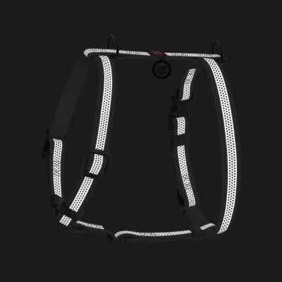 Шлея для собак WAUDOG Waterproof анатомічна Н-подібна, світловідбивна S сіра (328011) Вінниця