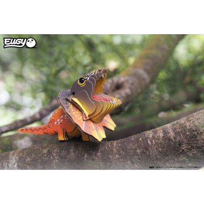 Пазл Eugy 3D Зоопарк Плащеносная ящерица (XEG-108) Винница - изображение 3