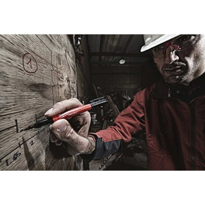 Набір маркерів Milwaukee INKZALL ультра-тонких, синій, червоний, зелений, чорний, 4шт (48223106) Вінниця - фото 8