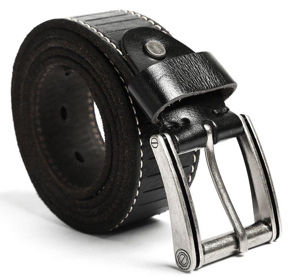 Ремень мужской Vintage 20072 Черный Киев - изображение 2