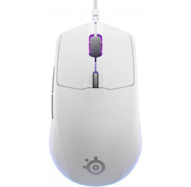Миша дротова ігрова SteelSeries Rival 3 Gen 2 RGB White (62516) Київ - фото 1