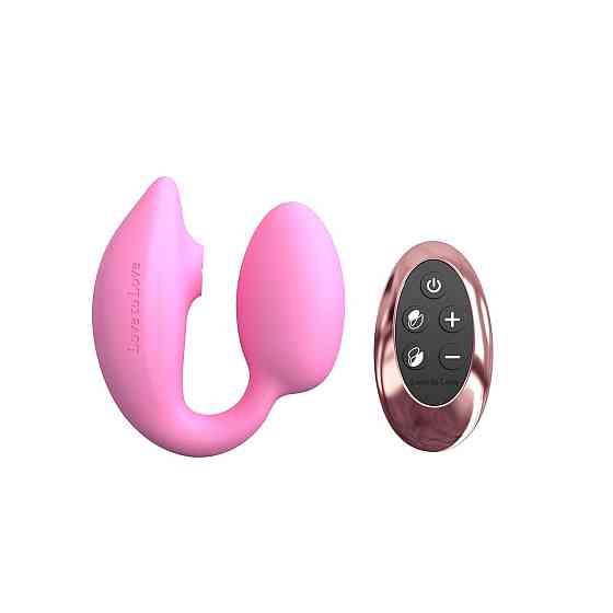 Віброяйце з вакуумною кліторальною стимуляцією Love To Love Wonderlover PINK PASSION Sex Aura Київ