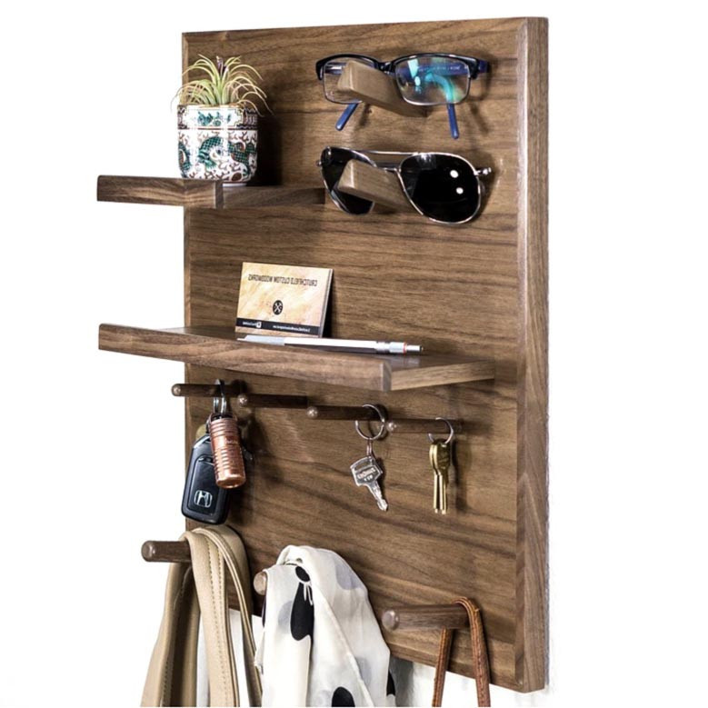 Ключниця дерев'яна "Домін" сепія Миколаїв - фото 1