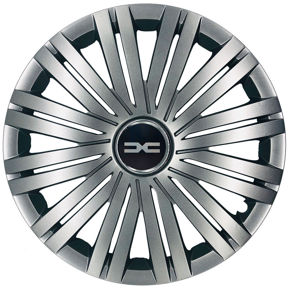 Автомобільні модельні ковпаки R13 Dacia NEW 100 4шт, SJS, сріблясті Київ - фото 1