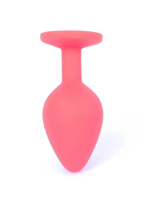 Анальна пробка - Jewellery Silicone Red Plug M Blue Sex Aura Київ - фото 7