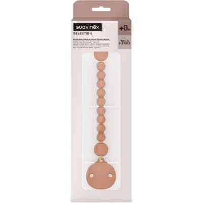 Кліпса для пустушок Suavinex силіконова, "Colour Essence"/коричнева (401519) Вінниця