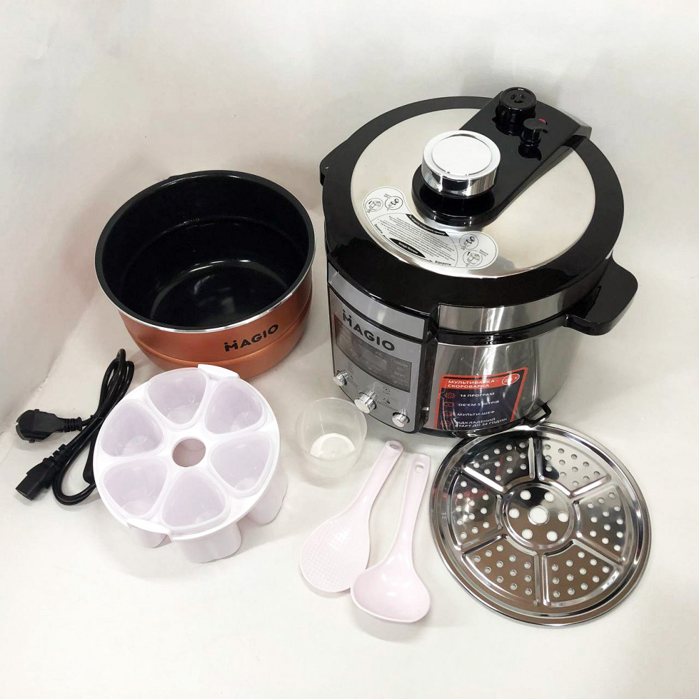 Скороварка 5л, Хороша бюджетна мультиварка, Чудова мультиварка для приготування їжі NC-64 Львів - фото 17