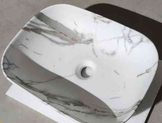 Раковина накладна MIXXUS PREMIUM DIVERSE-0114 MARBLE 455х325х135mm   ( MP6545 ) 25562 Харків