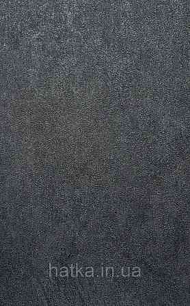 Шпалери вінілові на флізеліні Sintra Atmosphere під штукатурку однотонні чорні зі сріблом 512166 Київ