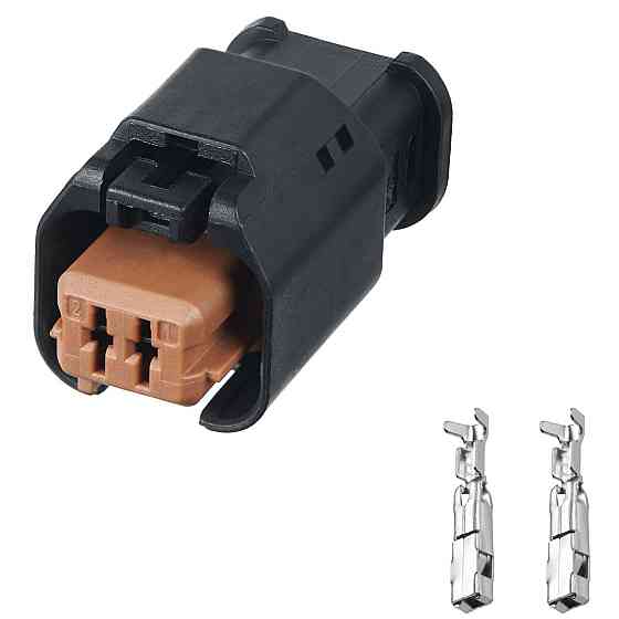 Разъем коннектор 2-кон., (Fci Delphi) 1801175-6, TE, FCI (Delphi) Франция Renault Киев