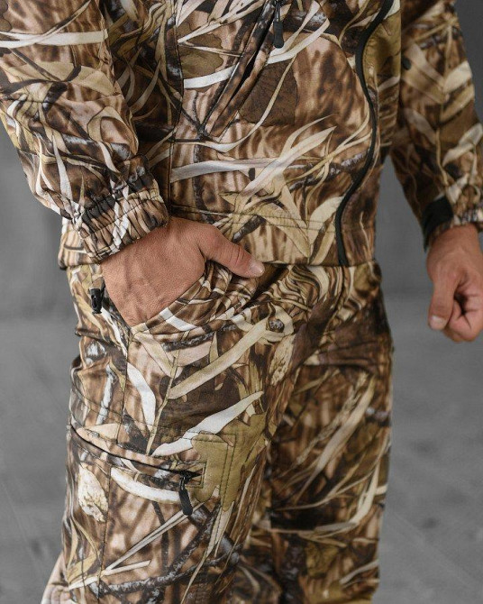 Тактический маскировочный  костюм софтшел SoftShell reeds ВТ7904 Одесса - изображение 4
