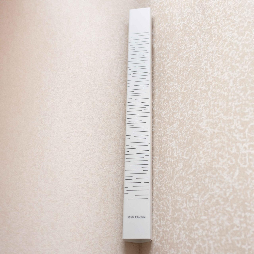 Світильник настінний кутовий 64 см MSK Electric Sieve бра під лампу Т8 NL 6460 WH Київ - фото 3