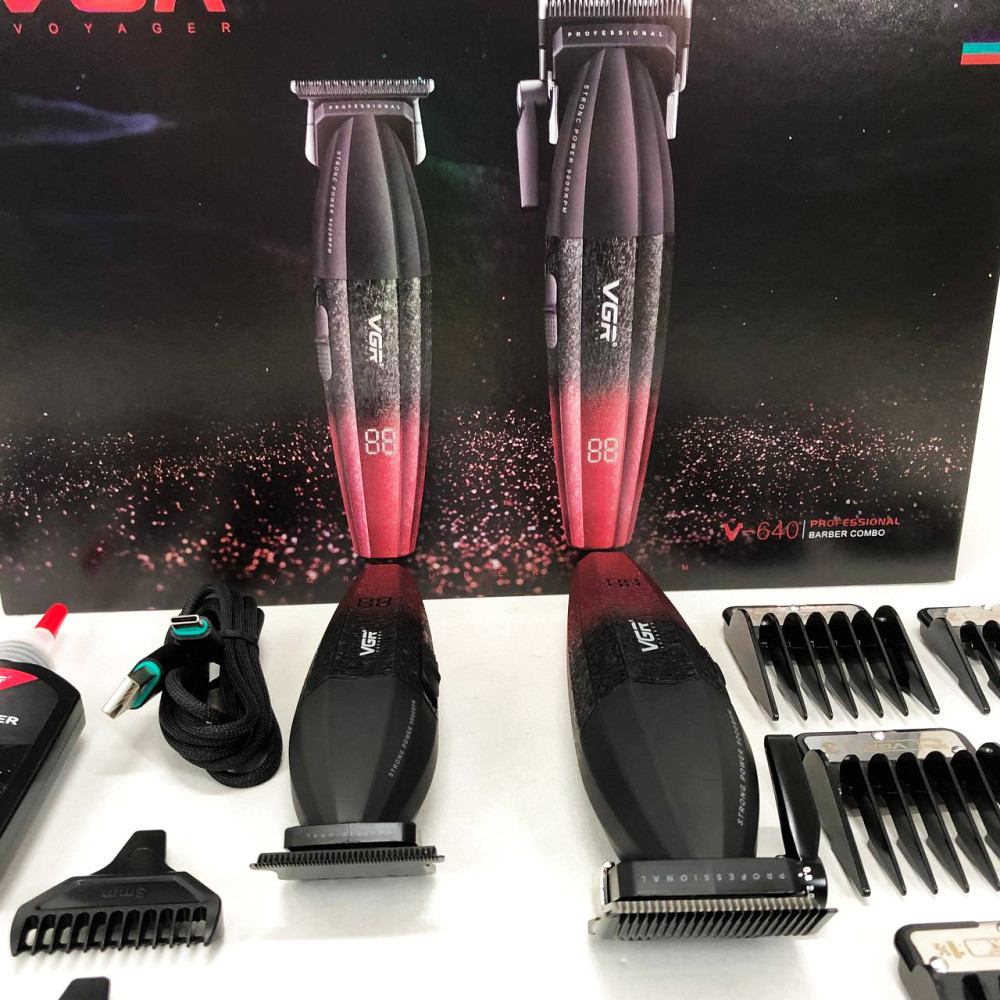 Отличная машинка для стрижки волос VGR, Триммер для висков Электромашинка волос PN-64 Львов - изображение 12