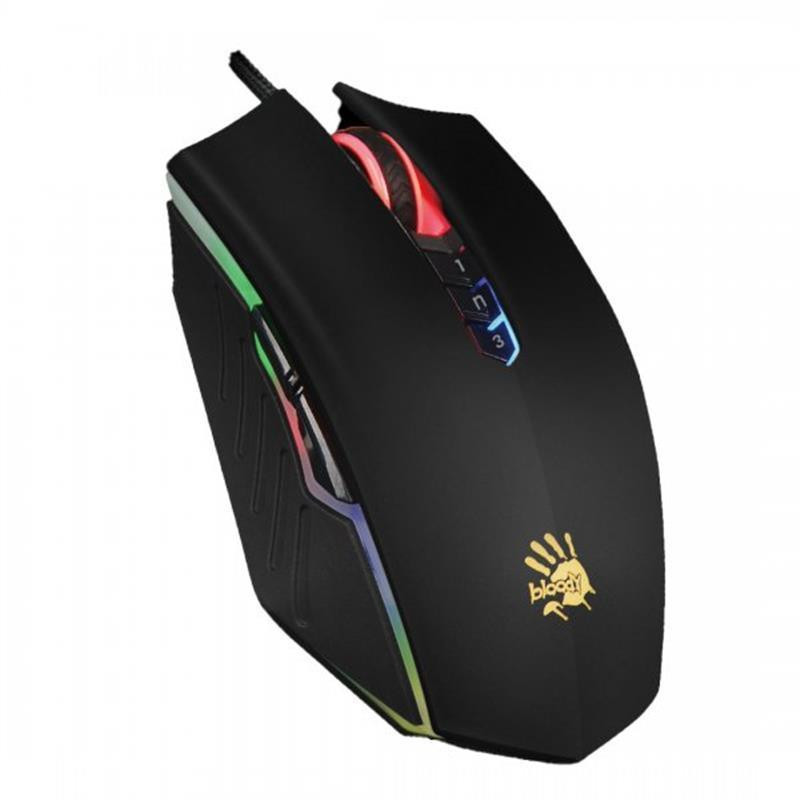 Миша A4Tech A70A Bloody Matte Black Чорний Харків - фото 1