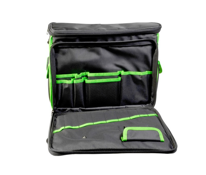 Сумка для інструментів монтерська MASTERTOOL 400х180х310 мм 30 кишень посилене дно знімний ремінець 1680 DEN 79-1936 Коломыя - изображение 8