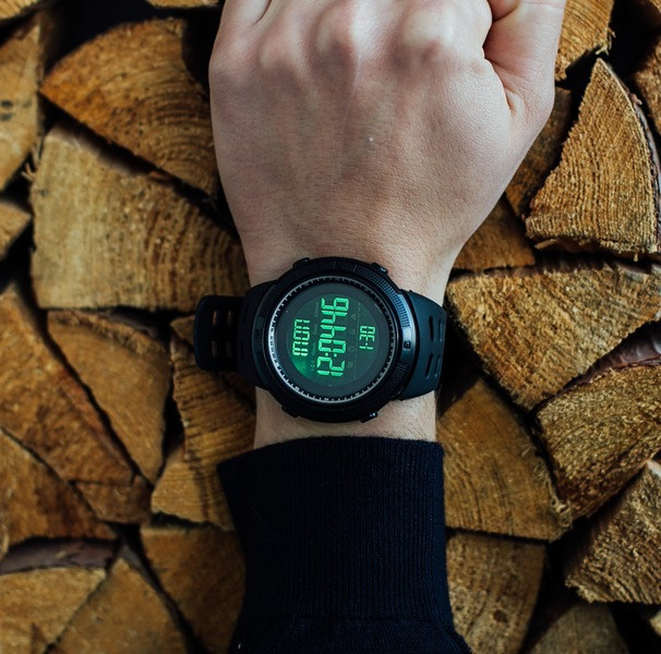 Годинник чоловічий наручний Skmei Amigo II 1251 Чорний Вінниця - фото 6