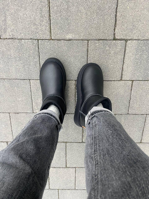 Hengji Угги жіночі HENGJI T33-1 чорні (зима, шкіра натуральна) (5756) 40 Коломыя - изображение 8