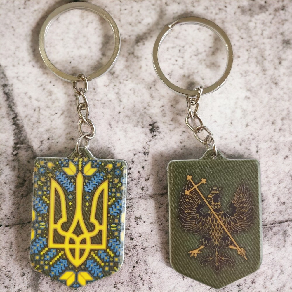 Брелок гумовий герб Чернігова Київ - фото 2