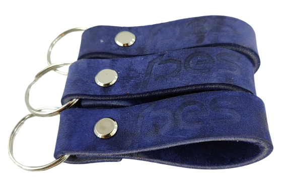 Брелок PES шкіряний  для ключів з тисненням Київ