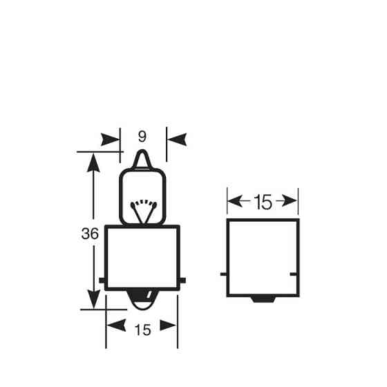 Вказівна лампа розжарювання RING 795 12v 50w BA15S Halogen Харків