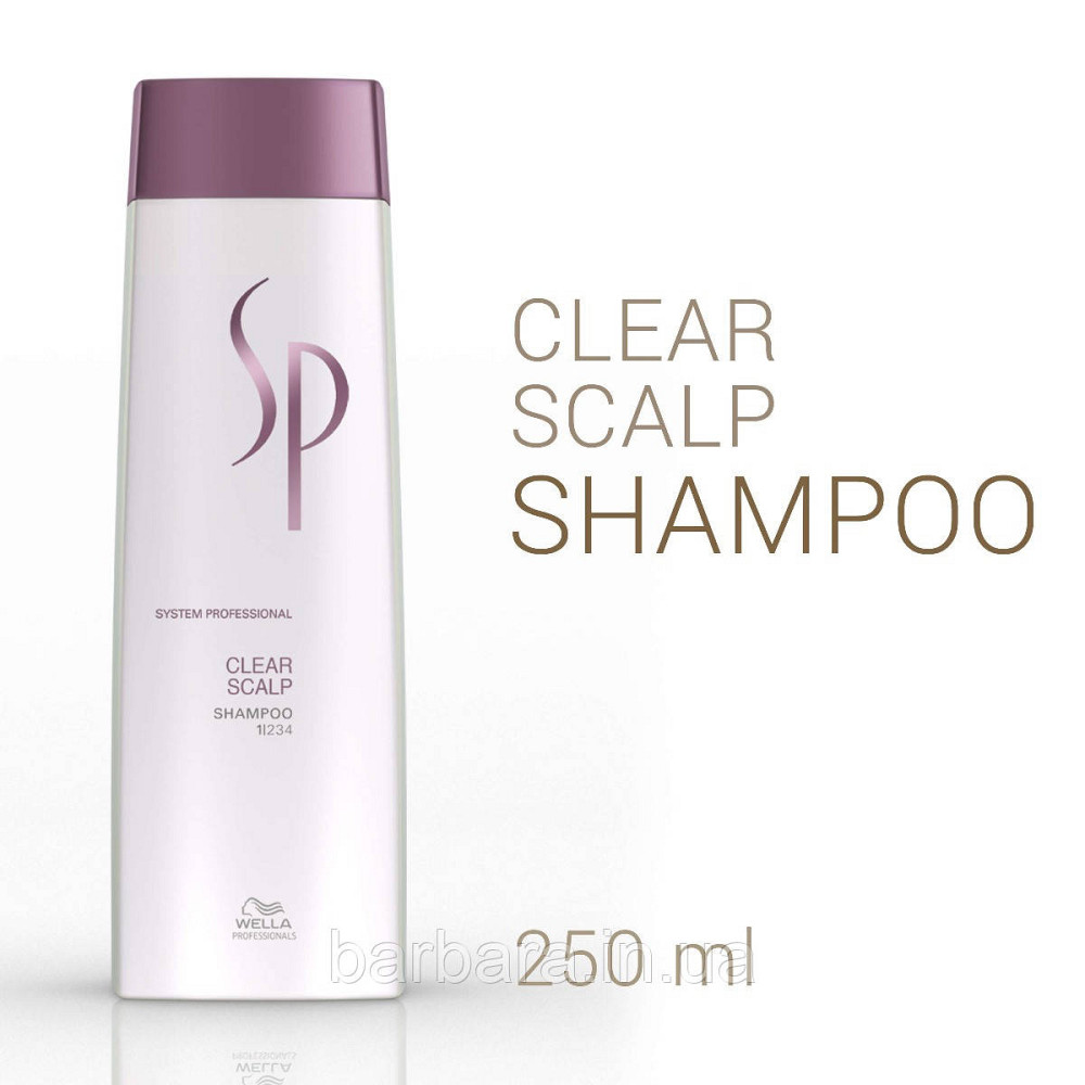 Шампунь-пілінг проти лупи Wella SP Clear Scalp Shampoo 200 мл Київ - фото 1