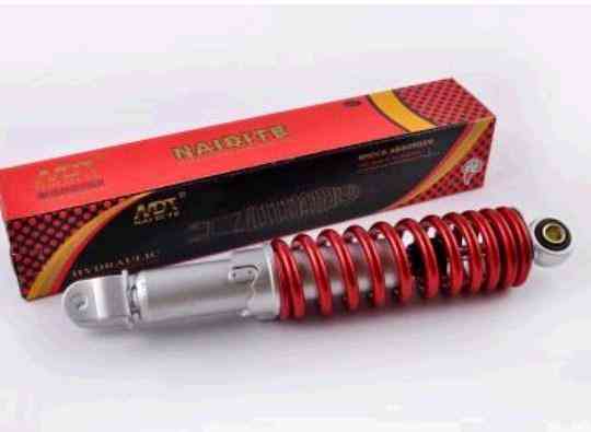 Амортизатор GY6, DIO, LEAD 29 см, регулируемый (красный металлик) Мукачево