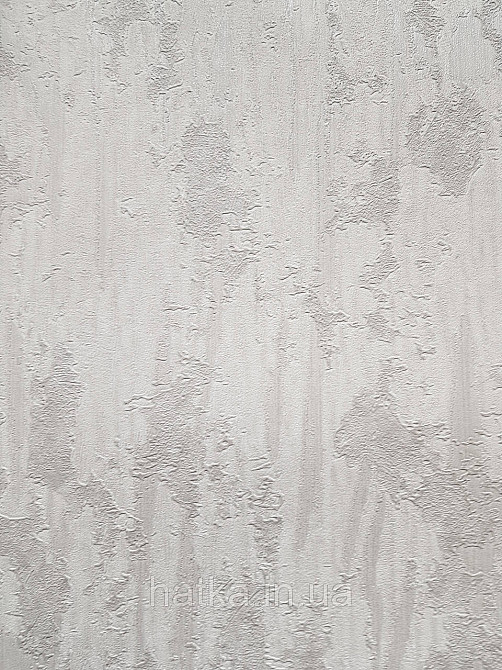 Шпалери вінілові на флізеліні гарячого тиснення DU&KA 1.06х10 вензель основа під штукатурку сірі коричневі Київ - фото 2