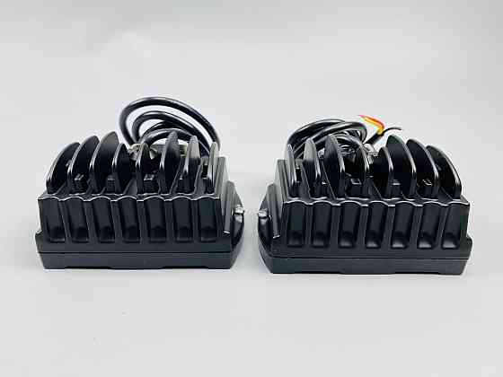 Фара LED прямокутна 6 Led діодів 3D лінза 9-32V 6000К, IP67 світлодіодна протитуманна фара Мукачево