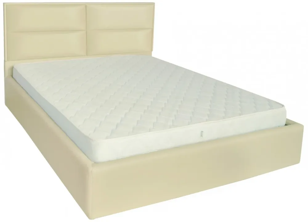 Кровать Двуспальная Sheffield Comfort 180 х 200 см Fly 2207 A1 С подъемным механизмом и нишей для белья Бежевый Днепр - изображение 1
