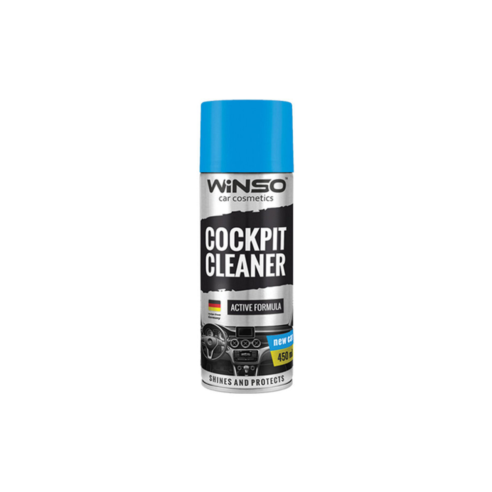 Полироль для панели приборов Winso Cockpit Cleaner Новая Машина, 450мл Киев - изображение 1