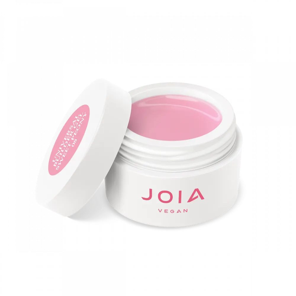 Универсальный моделирующий гель для ногтей розовый 08 Sweet peony JOIA vegan 15 мл Киев - изображение 6