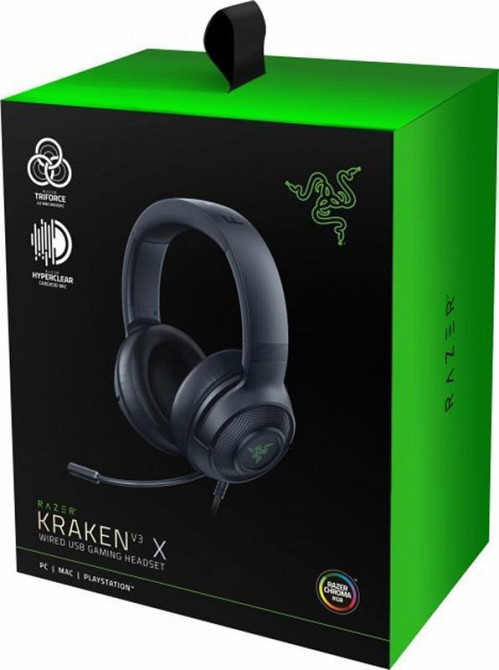 Гарнітура Razer Kraken V3 X USB (RZ04-03750300-R3M1) Чорний Харьков - изображение 6