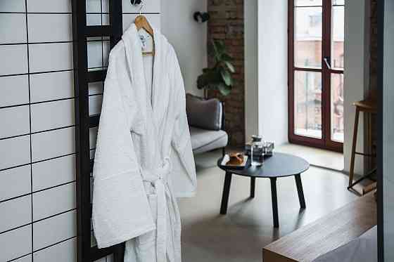 Халат готельний Ecotton XXL махровий білий з поясом універсальний White Коломыя