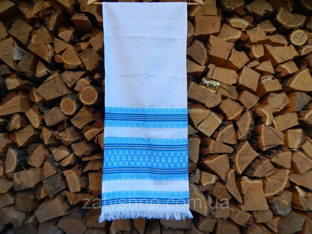 Голубой рушнык вышитый Киев - изображение 5