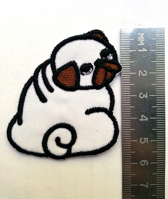 Нашивка патч Пес мопс Запорожье - изображение 3