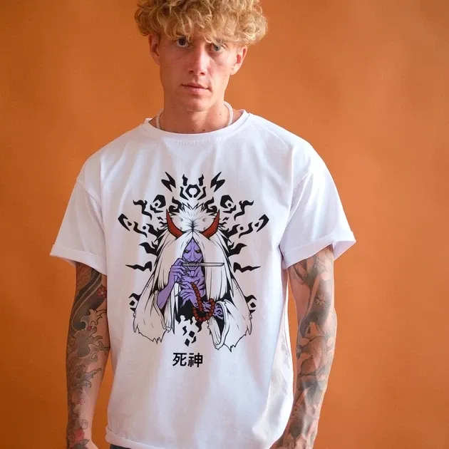 Футболка чоловіча з  принтом Наруто Бог смерти Шинігамі Розмір 48 Anime0011 Дніпро - фото 5