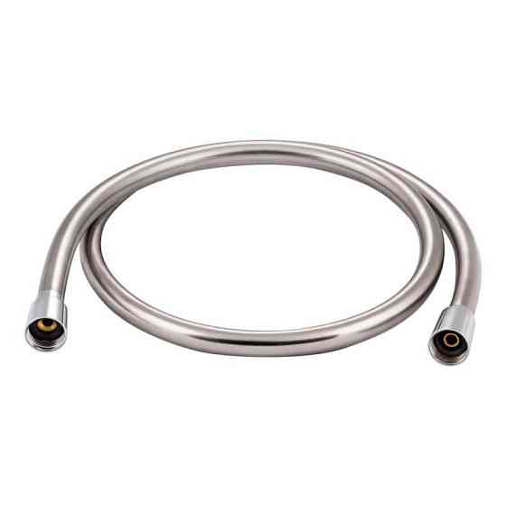 Шланг для ручного душу з полімеру Qtap Hadice 1200 мм QTHADPVC120C Chrome Харків