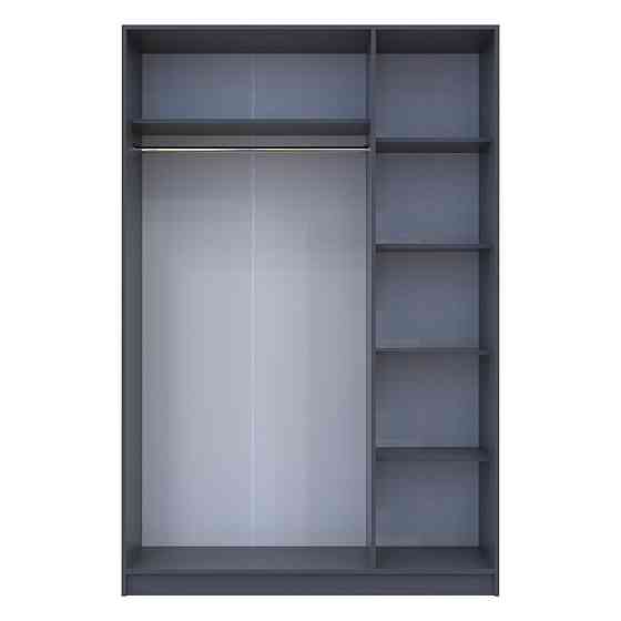 Шафа розпашна для одягу Doros Промо 135х48х204 см Графіт (DRS-011206) Львів