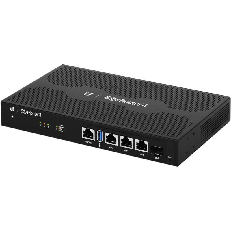 Маршрутизатор Ubiquiti EdgeRouter ER-4 (3xGE LAN, 1xSFP, 1xUSB) зовнішній адаптер живлення Харків - фото 4