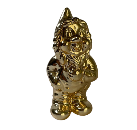 Фігура Золотий гном "Задумливий" 28 см Рівне