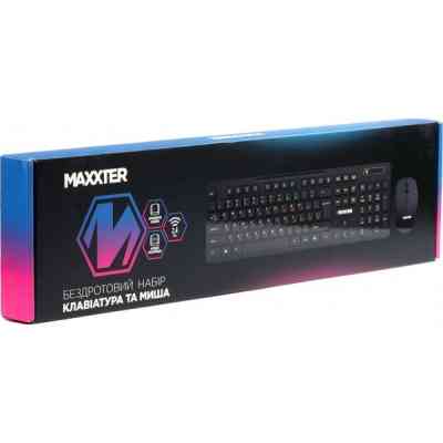 Комплект Maxxter KMS-WCM-02B-UA Wireless UA Black (KMS-WCM-02B-UA) Винница