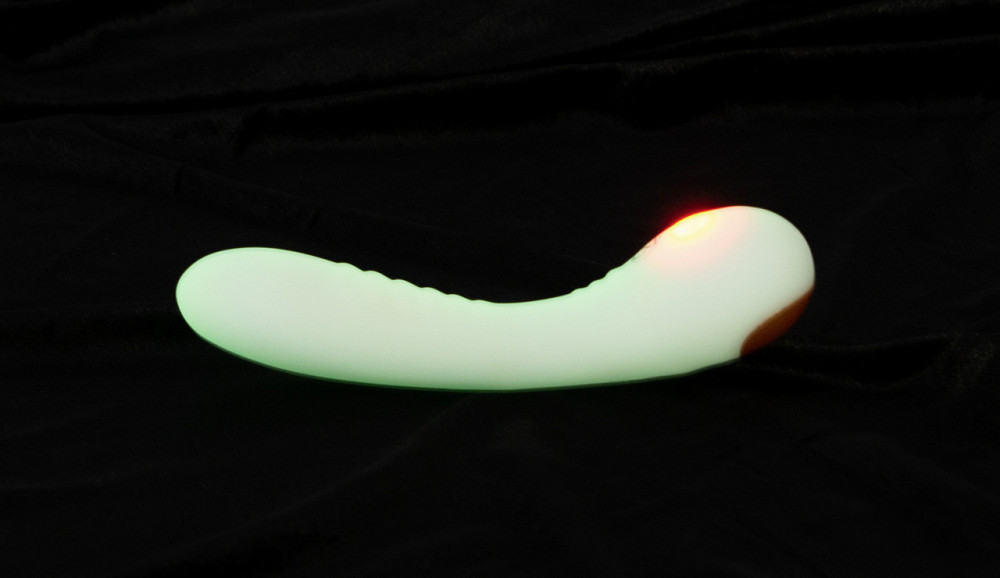 Світний вібратор у темряві GITD G-Spot Vibrator 9 режимів вібрації Sex Aura Київ - фото 6