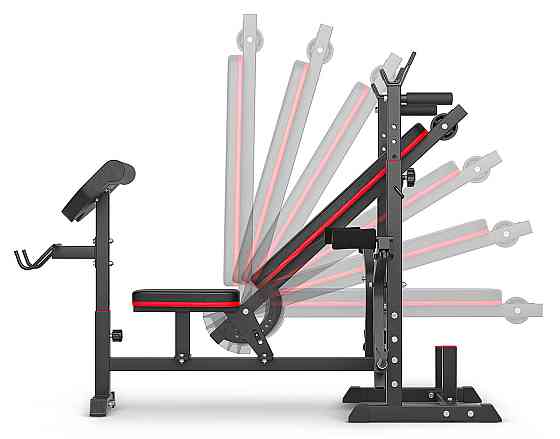 Лавка тренувальна Hop-Sport HS-1075 Pro із партою Скотта Киев