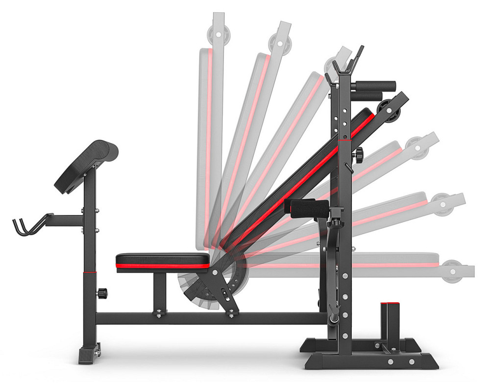 Лавка тренувальна Hop-Sport HS-1075 Pro із партою Скотта Киев - изображение 3