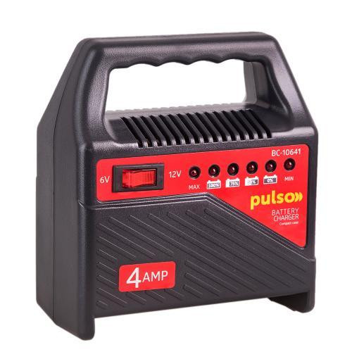 Зарядное устройство PULSO BC-10641 6/12V 4A с LED индикатором, 10-60 Ач Харьков - изображение 3