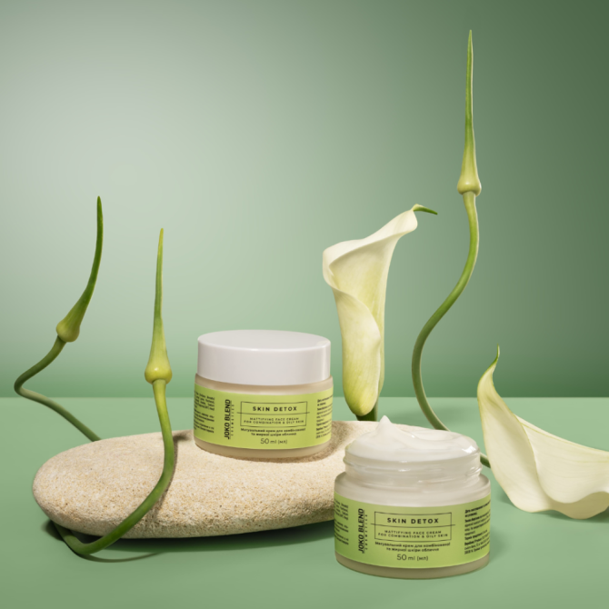 Матувальний крем для комбінованої та жирної шкіри обличчя Skin Detox Joko Blend 50 мл Вінниця - фото 4