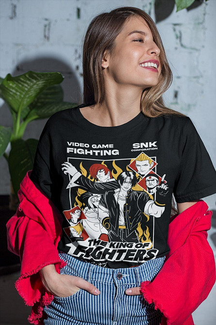 Футболка мужская аниме Стреет Фигхтер Вс Кинг оверсайз (S/M/L) Черний AnimeJ0022 Днепр - изображение 11