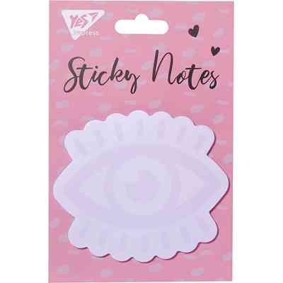 Папір для нотаток Yes з липким шаром фігурний Donna 40 аркушів (170262) Вінниця