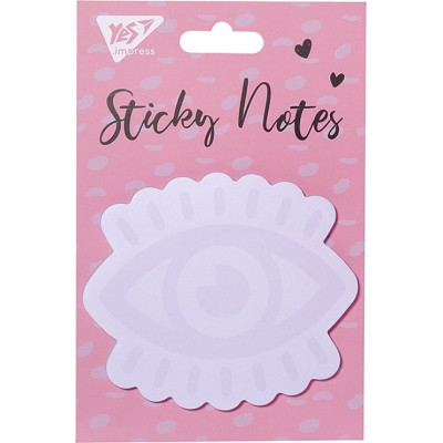 Бумага для заметок Yes с липким слоем фигурный Donna 40 листов (170262) Винница - изображение 1