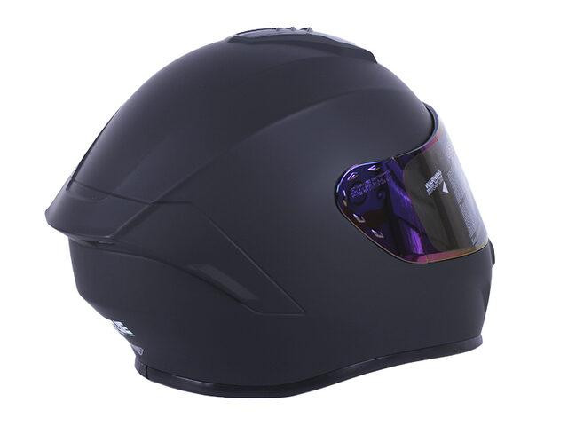 Шолом мотоциклетний інтеграл MD-813 (чорний матовий, скло хамелеон, size L) Мукачево - фото 2